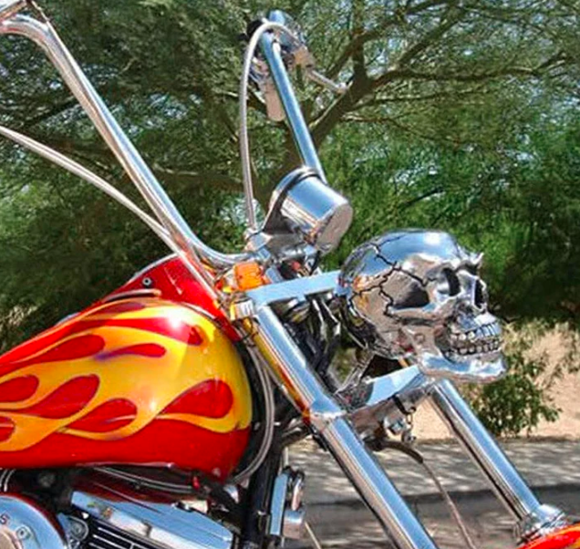 LED Motorcycle Skull Light