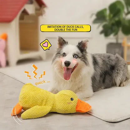 Calming Duck Dog Toy for Stress Relief and Comfort