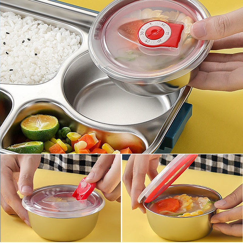 Stainless Steel Thermal Lunch Box for Food Storage