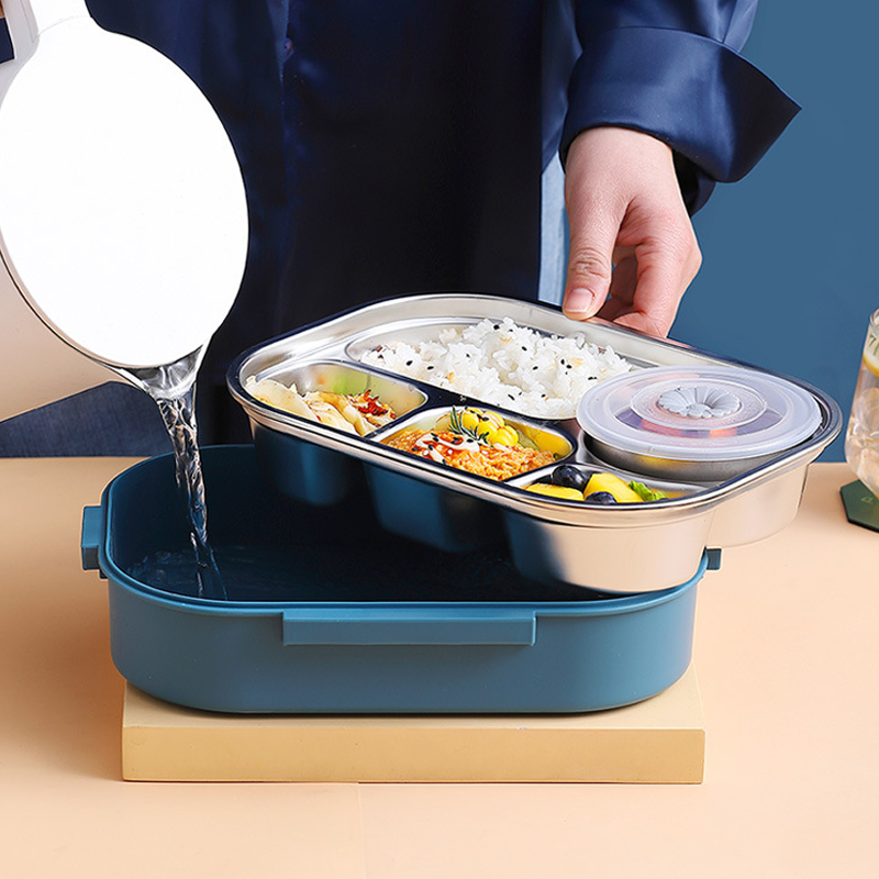Stainless Steel Thermal Lunch Box for Food Storage