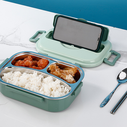Stainless Steel Thermal Lunch Box for Food Storage