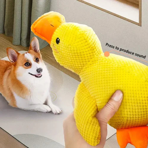 Calming Duck Dog Toy for Stress Relief and Comfort