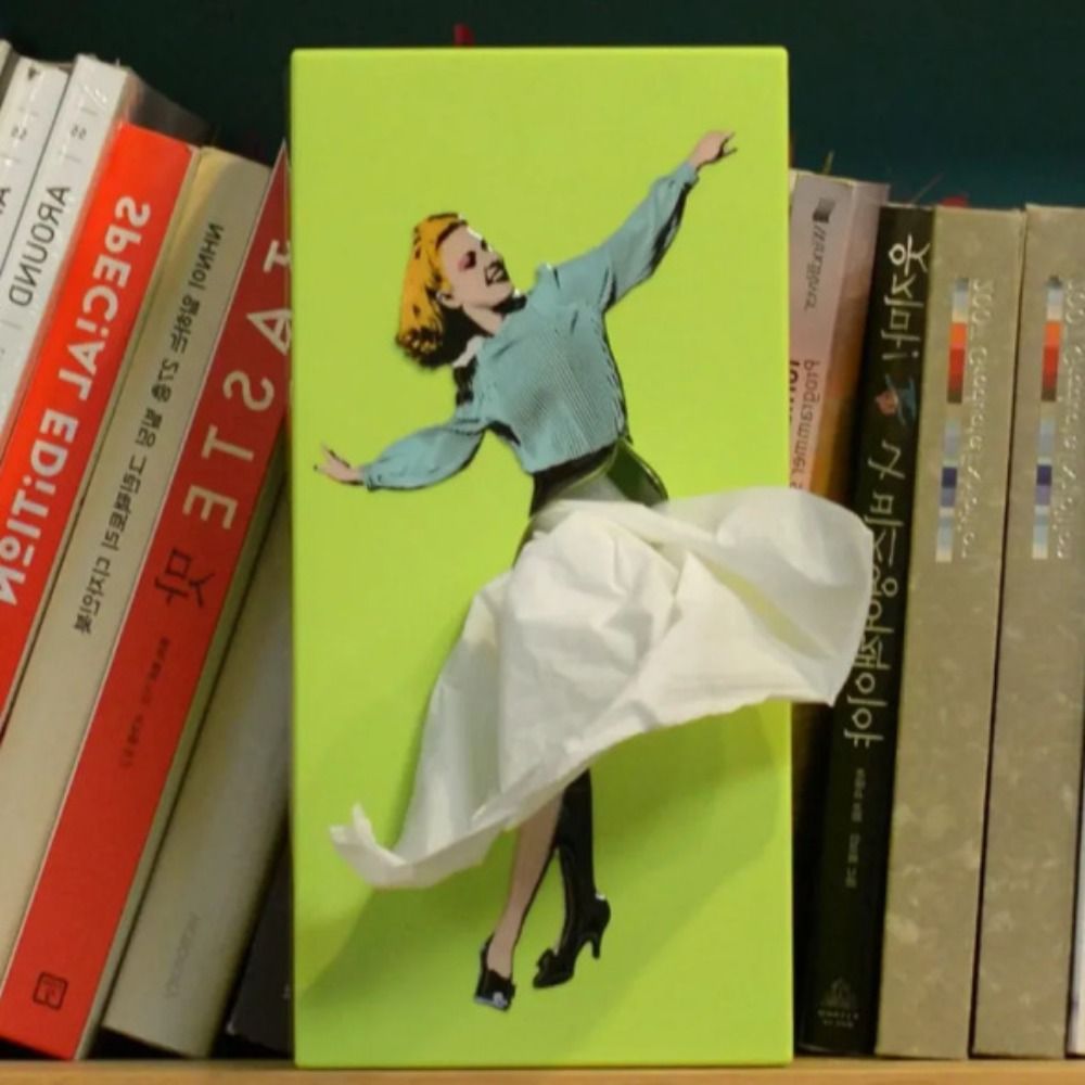 Flying Skirt Tissue Box Cover, Decorative Tissue Holder