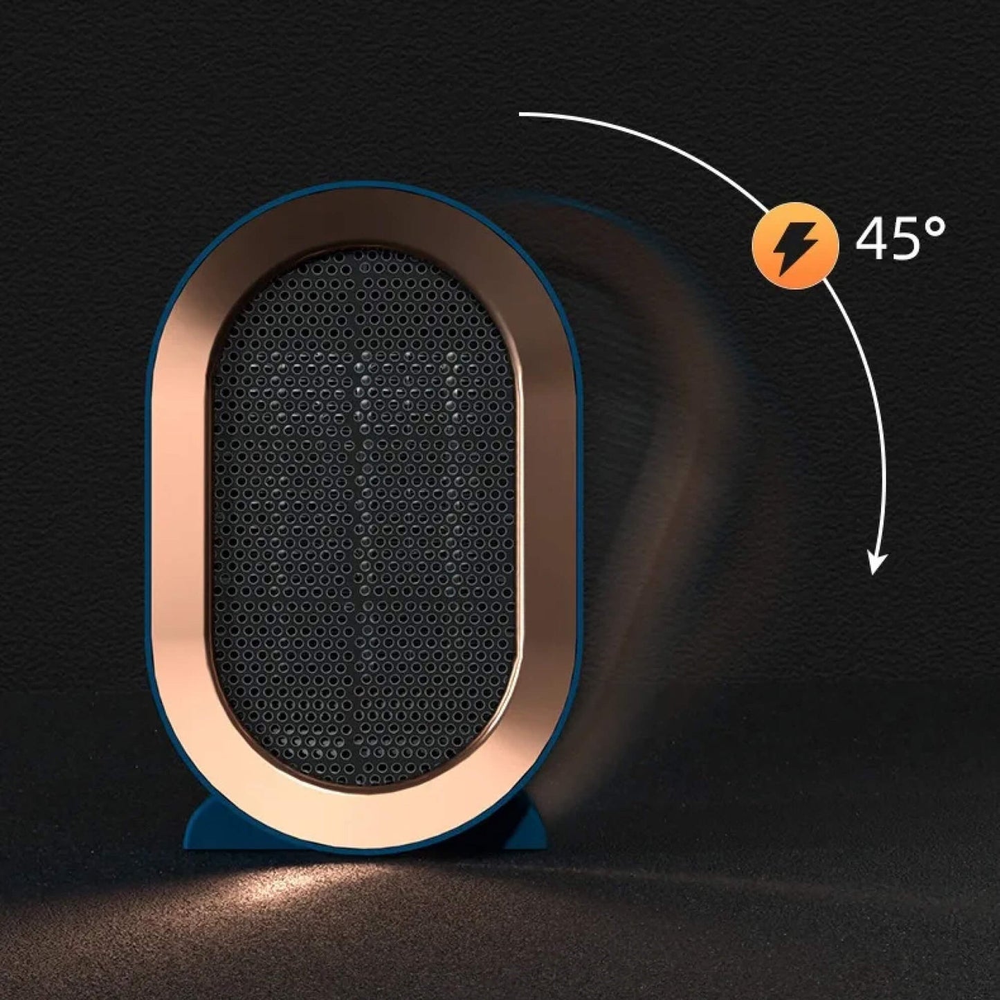 Small Portable Electric Heater, Energy Efficient Space Heater for Room