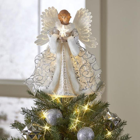 Heavenly Angel Animated Tree Topper