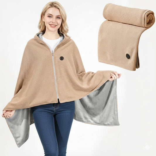 Heated Portable Shawl Blanket