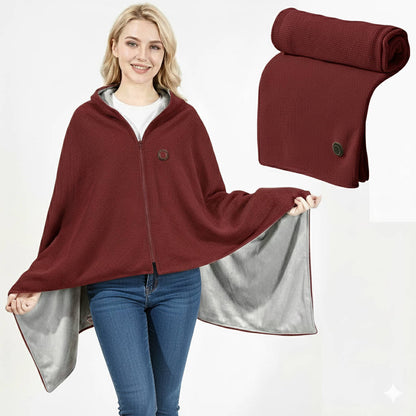 Heated Portable Shawl Blanket