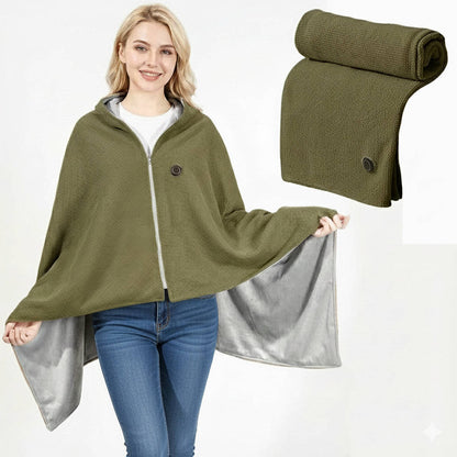 Heated Portable Shawl Blanket