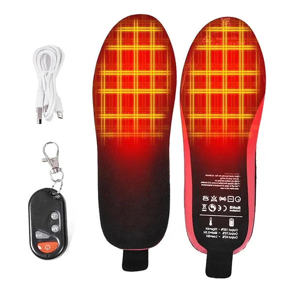 Heated Rechargeable Shoe Insoles for Comfort and Warmth