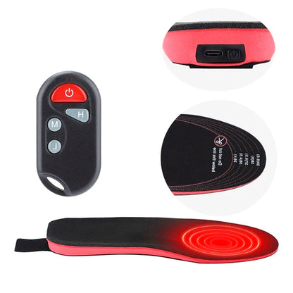 Heated Rechargeable Shoe Insoles for Comfort and Warmth