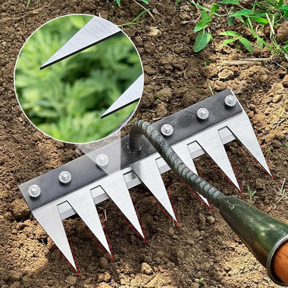 Versatile Lawn Rakes with Comfortable Handle