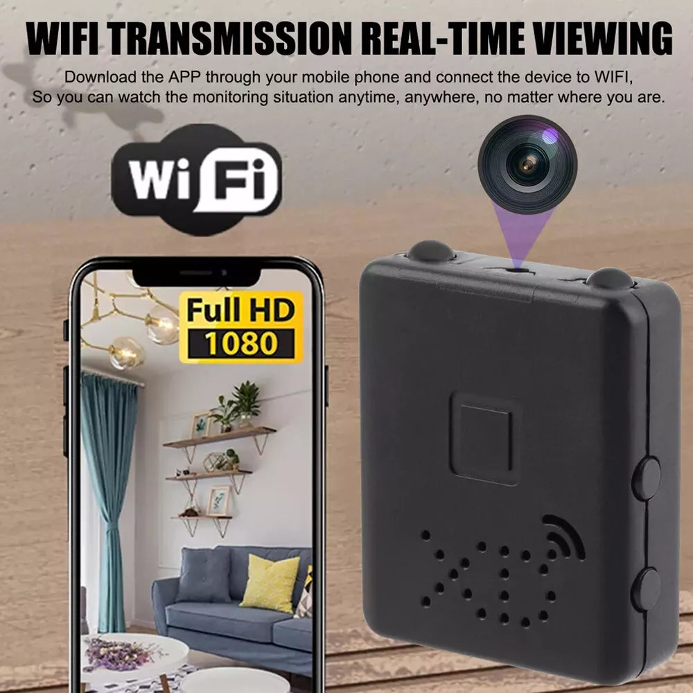 Micro HD Video Camera with WiFi, Audio Recording
