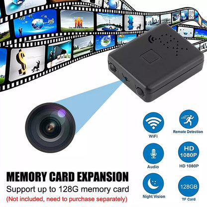 Micro HD Video Camera with WiFi, Audio Recording