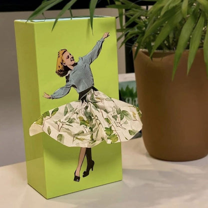 Flying Skirt Tissue Box Cover, Decorative Tissue Holder