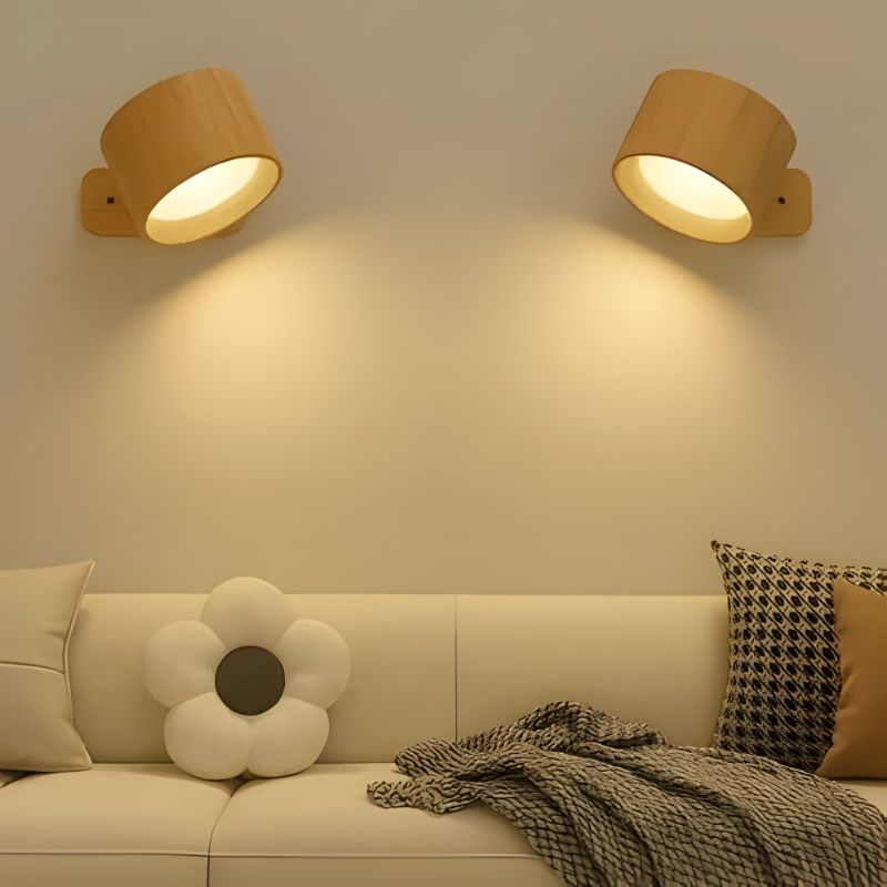Rechargeable Wall Light with 360-Degree Rotation