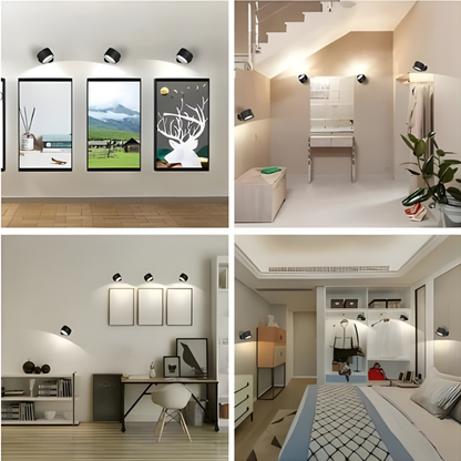 Rechargeable Wall Light with 360-Degree Rotation