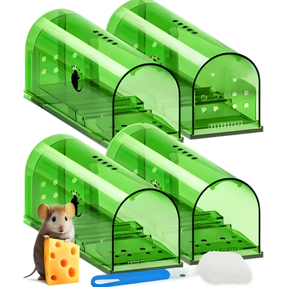4-Pack Mouse Traps, Effective Rodent Control Solution