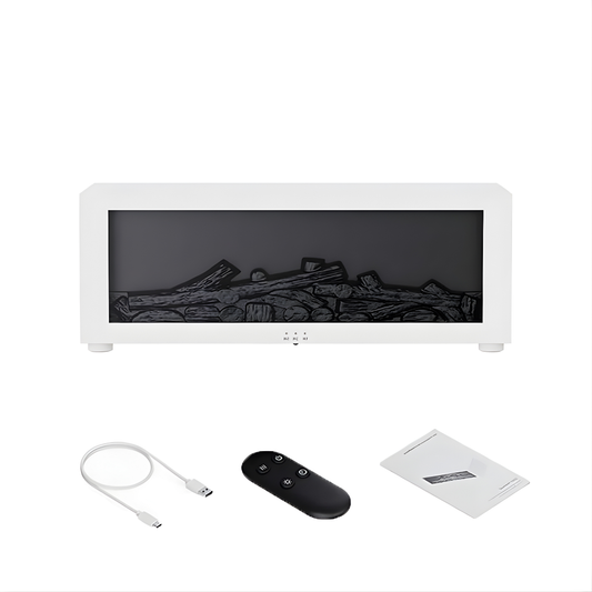 Air Humidifier and Purifier with Aromatherapy Flame Effect