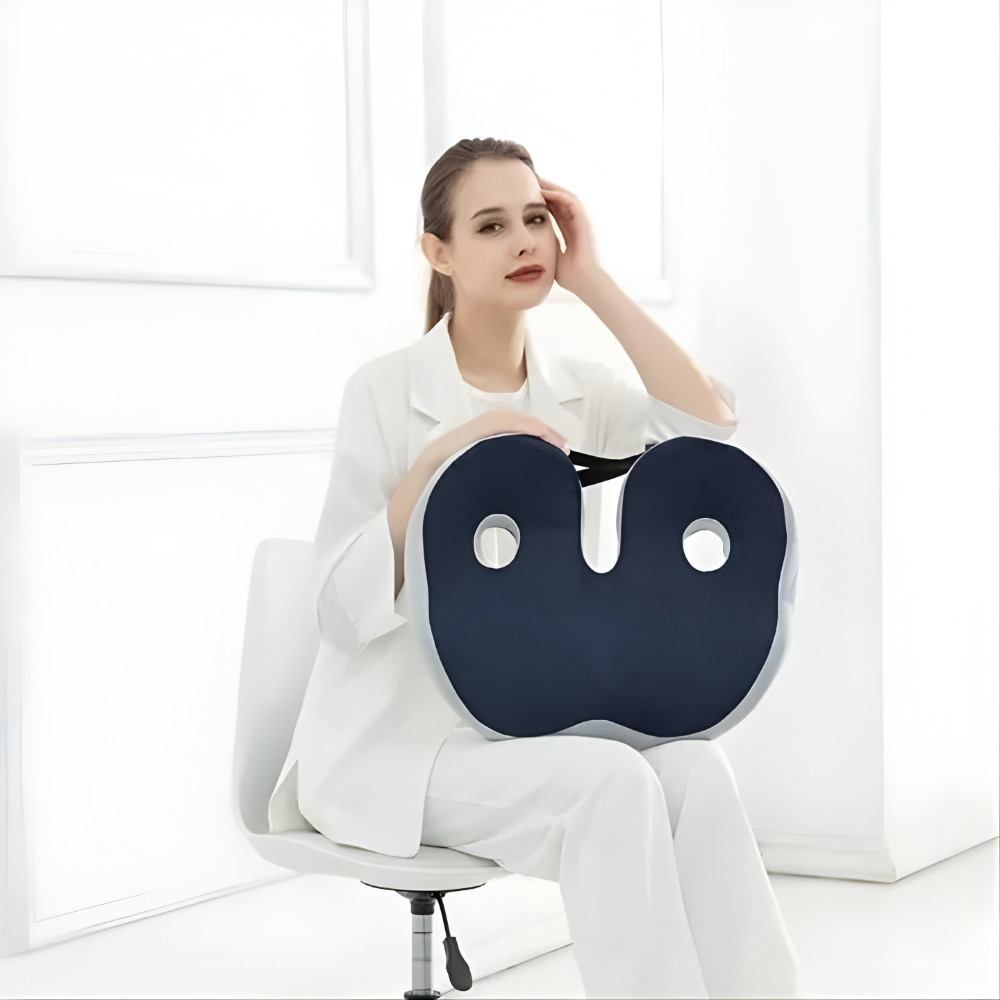 Adjustable Memory Foam Seat Cushion for Sit Bone Support
