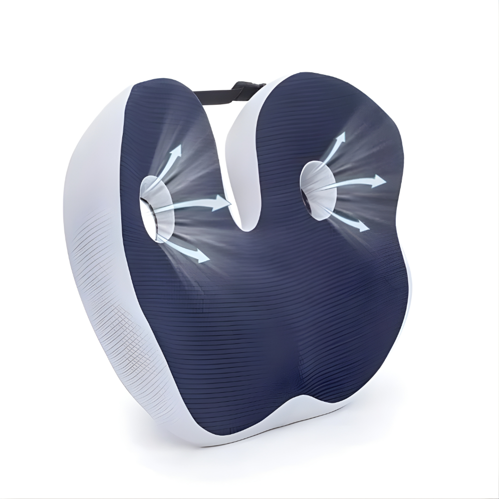 Adjustable Memory Foam Seat Cushion for Sit Bone Support