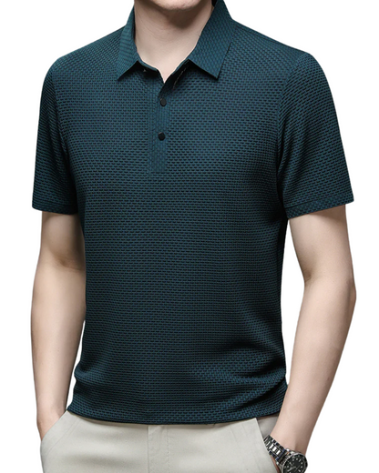 Riviero Men's Polo Shirt, Classic Fit and Comfortable Fabric
