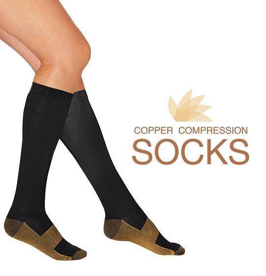 Copper Compression Socks for Women and Men, 7 Pairs for Workout and Recovery