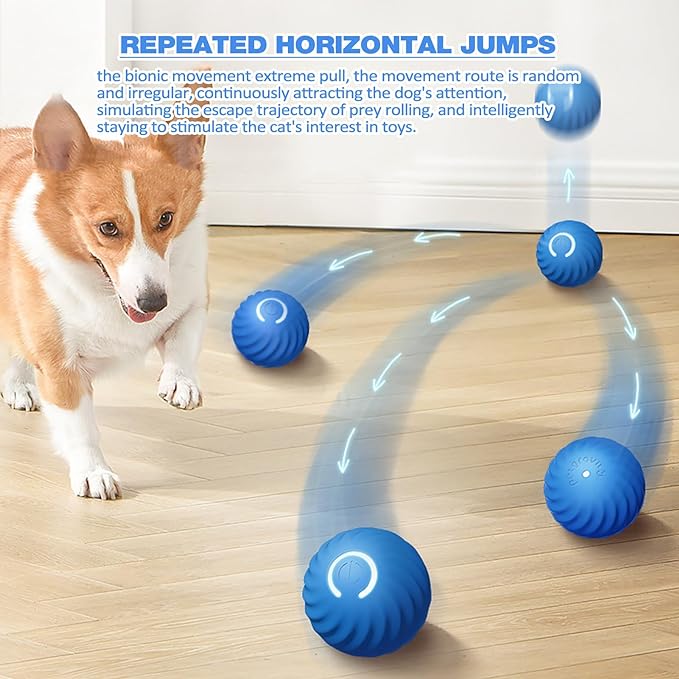 Interactive Dog Teasing Ball, BarkBounce Toy for Fun Playtime