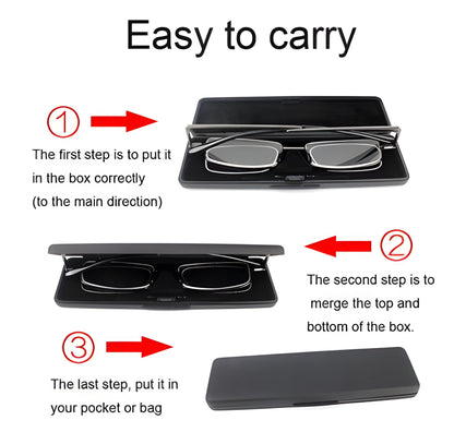 Compact Folding Reading Glasses for Men and Women