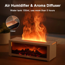 Air Humidifier and Air Purifier with Aromatherapy Flame Effect