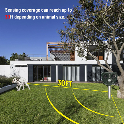 Solar Powered Ultrasonic Bird Repeller