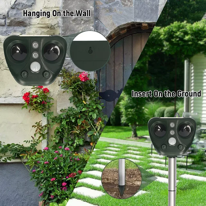 Solar Powered Ultrasonic Bird Repeller