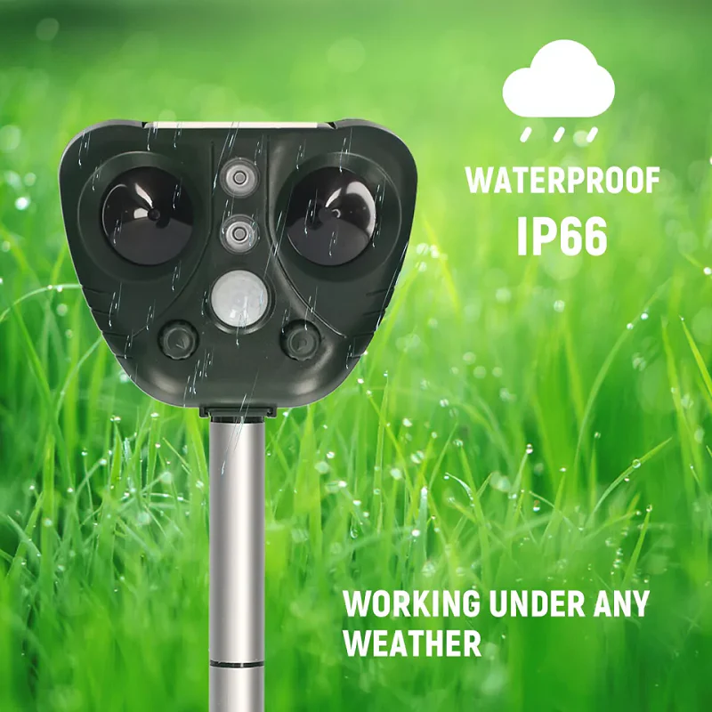Solar Powered Ultrasonic Bird Repeller