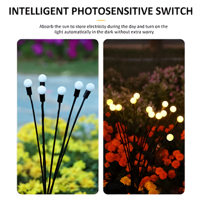 Solar Garden Firefly Lights, Decorative Outdoor Lighting