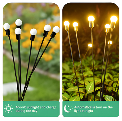 Solar Garden Firefly Lights, Decorative Outdoor Lighting