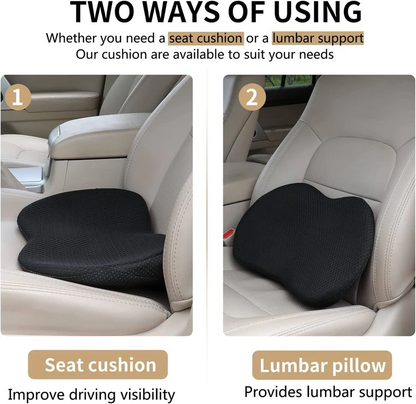 Car Seat Cushion for Short Drivers, Comfortable Support and Height Adjustment