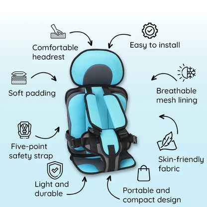 Child Car Cushion Seat for Protection and Comfort