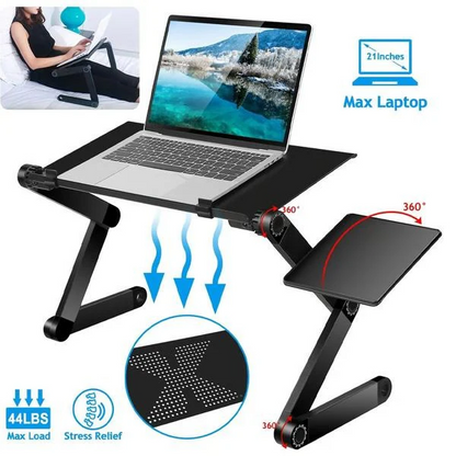 Laptop Stand for Desk, Adjustable Height and Ergonomic Design