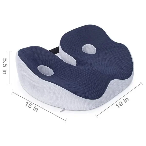 Adjustable Memory Foam Seat Cushion for Sit Bone Support