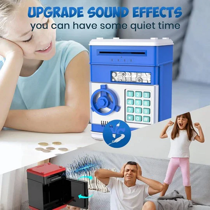 Kids Piggy Bank, Cute Design for Saving Coins