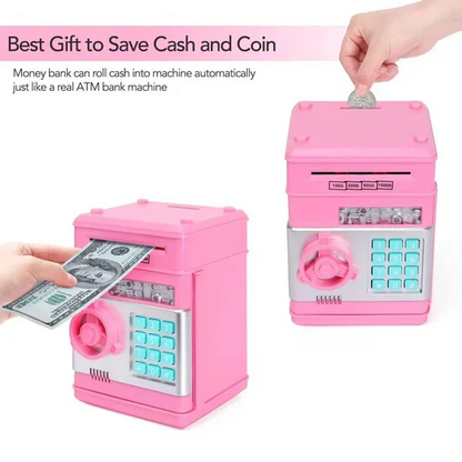 Kids Piggy Bank, Cute Design for Saving Coins