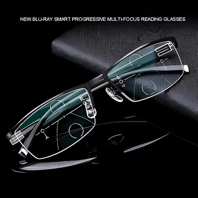 Progressive Sunglasses with Intelligent Lens Technology