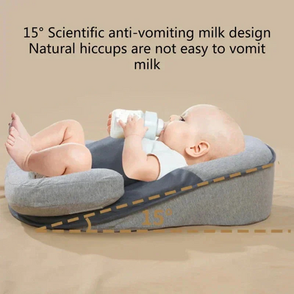 Anti Spit-Up Infant Pillow for Comfortable Feeding and Sleeping