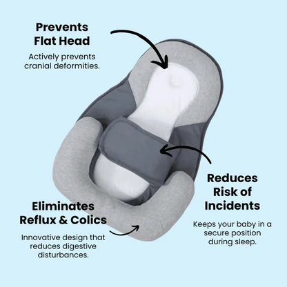 Anti Spit-Up Infant Pillow for Comfortable Feeding and Sleeping