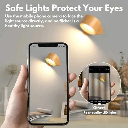 Rechargeable Wall Light with 360-Degree Rotation