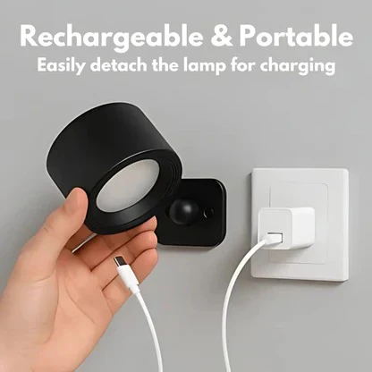Rechargeable Wall Light with 360-Degree Rotation
