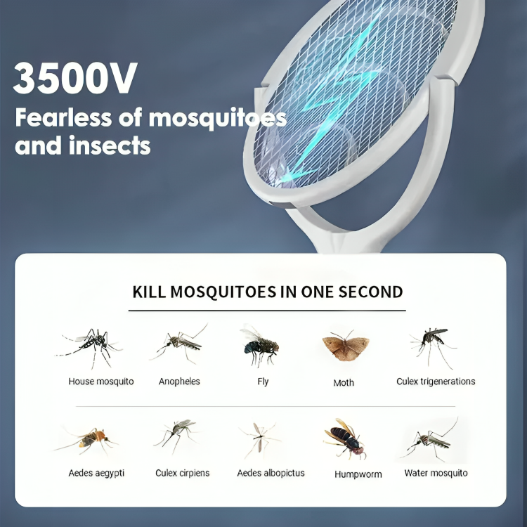 5 in 1 Bug Zapper Racket with Fast Charging Function