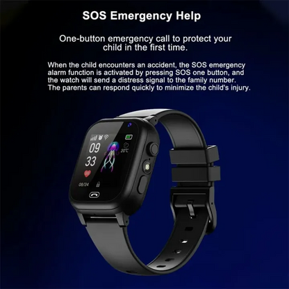 Kids GPS Smartwatch with Tracking and Communication Features