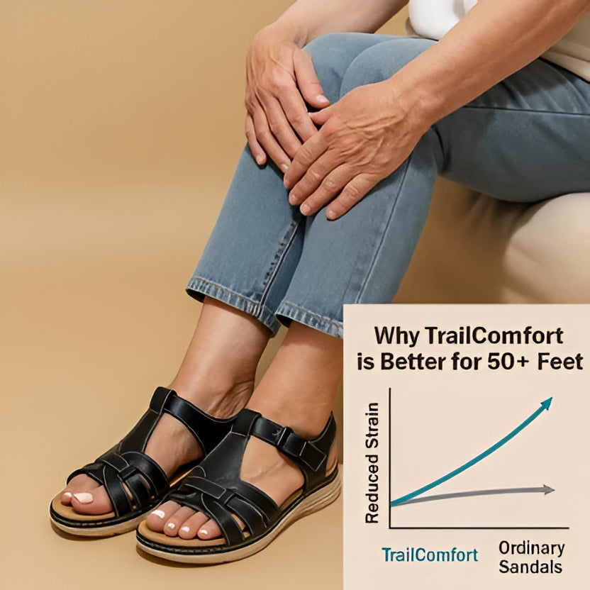 Comfort Sandals for Women with Cushioned Footbed and Arch Support