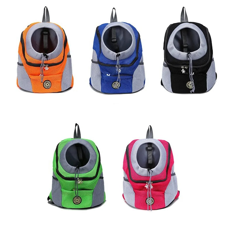 Double Shoulder Cat Carrier Backpack | Breathable Dog Carrier Bag