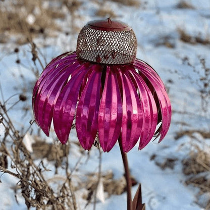 Coneflower Bird Feeder with Easy Fill Design